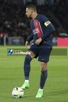 2024-04-27 - Kylian Mbappe of PSG during the French championship Ligue 1 football match between Paris Saint-Germain (PSG) and Le Havre AC (HAC) on April 27, 2024 at Parc des Princes stadium in Paris, France - FOOTBALL - FRENCH CHAMP - PARIS SG V LE HAVRE - FRENCH LIGUE 1 - SOCCER