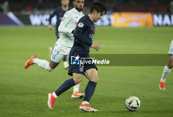 2024-04-27 - Lee Kang-in of PSG during the French championship Ligue 1 football match between Paris Saint-Germain (PSG) and Le Havre AC (HAC) on April 27, 2024 at Parc des Princes stadium in Paris, France - FOOTBALL - FRENCH CHAMP - PARIS SG V LE HAVRE - FRENCH LIGUE 1 - SOCCER