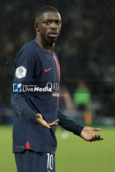 27/04/2024 - Ousmane Dembele of PSG during the French championship Ligue 1 football match between Paris Saint-Germain (PSG) and Le Havre AC (HAC) on April 27, 2024 at Parc des Princes stadium in Paris, France - FOOTBALL - FRENCH CHAMP - PARIS SG V LE HAVRE - FRENCH LIGUE 1 - CALCIO