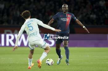 27/04/2024 - Danilo Pereira of PSG during the French championship Ligue 1 football match between Paris Saint-Germain (PSG) and Le Havre AC (HAC) on April 27, 2024 at Parc des Princes stadium in Paris, France - FOOTBALL - FRENCH CHAMP - PARIS SG V LE HAVRE - FRENCH LIGUE 1 - CALCIO