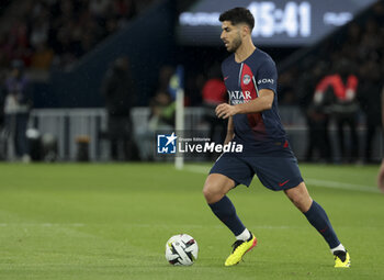 2024-04-27 - Marco Asensio of PSG during the French championship Ligue 1 football match between Paris Saint-Germain (PSG) and Le Havre AC (HAC) on April 27, 2024 at Parc des Princes stadium in Paris, France - FOOTBALL - FRENCH CHAMP - PARIS SG V LE HAVRE - FRENCH LIGUE 1 - SOCCER