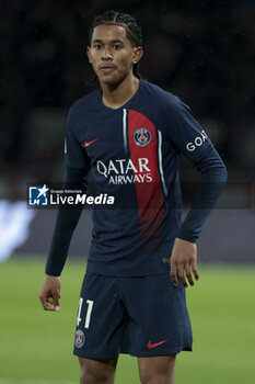 27/04/2024 - Senny Mayulu of PSG during the French championship Ligue 1 football match between Paris Saint-Germain (PSG) and Le Havre AC (HAC) on April 27, 2024 at Parc des Princes stadium in Paris, France - FOOTBALL - FRENCH CHAMP - PARIS SG V LE HAVRE - FRENCH LIGUE 1 - CALCIO