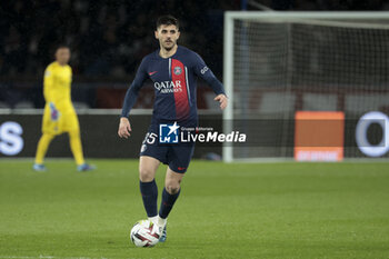 2024-04-27 - Lucas Beraldo of PSG during the French championship Ligue 1 football match between Paris Saint-Germain (PSG) and Le Havre AC (HAC) on April 27, 2024 at Parc des Princes stadium in Paris, France - FOOTBALL - FRENCH CHAMP - PARIS SG V LE HAVRE - FRENCH LIGUE 1 - SOCCER
