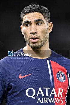 2024-04-27 - Achraf Hakimi during the French championship Ligue 1 football match between Paris Saint-Germain and Le Havre AC on April 27, 2024 at Parc des Princes stadium in Paris, France - FOOTBALL - FRENCH CHAMP - PARIS SG V LE HAVRE - FRENCH LIGUE 1 - SOCCER