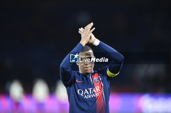 2024-04-27 - Kylian Mbappe during the French championship Ligue 1 football match between Paris Saint-Germain and Le Havre AC on April 27, 2024 at Parc des Princes stadium in Paris, France - FOOTBALL - FRENCH CHAMP - PARIS SG V LE HAVRE - FRENCH LIGUE 1 - SOCCER