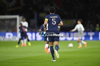 2024-04-27 - Marquinhos during the French championship Ligue 1 football match between Paris Saint-Germain and Le Havre AC on April 27, 2024 at Parc des Princes stadium in Paris, France. Photo Victor Joly / DPPI - FOOTBALL - FRENCH CHAMP - PARIS SG V LE HAVRE - FRENCH LIGUE 1 - SOCCER