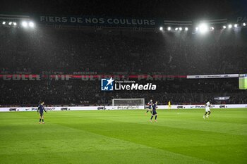 2024-04-27 - General atmosphere ambiance view or ambience illustration during the French championship Ligue 1 football match between Paris Saint-Germain and Le Havre AC on April 27, 2024 at Parc des Princes stadium in Paris, France. Photo Victor Joly / DPPI - FOOTBALL - FRENCH CHAMP - PARIS SG V LE HAVRE - FRENCH LIGUE 1 - SOCCER
