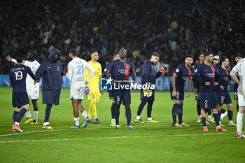 2024-04-27 - PSG team with Danilo Pereira during the French championship Ligue 1 football match between Paris Saint-Germain and Le Havre AC on April 27, 2024 at Parc des Princes stadium in Paris, France. Photo Victor Joly / DPPI - FOOTBALL - FRENCH CHAMP - PARIS SG V LE HAVRE - FRENCH LIGUE 1 - SOCCER