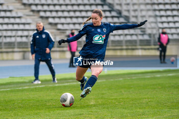 2024-01-14 - Margaux Le Mouel of Paris FC controls the ball during the Women's French cup, round of 32 football match between Paris FC and Girondins de Bordeaux on January 14, 2024 at Sebastien Charlety stadium in Paris, France - FOOTBALL - WOMEN'S FRENCH CUP - PARIS FC V BORDEAUX - FRENCH WOMEN DIVISION 1 - SOCCER
