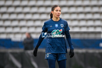 2024-01-14 - Clara Mateo of Paris FC during the Women's French cup, round of 32 football match between Paris FC and Girondins de Bordeaux on January 14, 2024 at Sebastien Charlety stadium in Paris, France - FOOTBALL - WOMEN'S FRENCH CUP - PARIS FC V BORDEAUX - FRENCH WOMEN DIVISION 1 - SOCCER