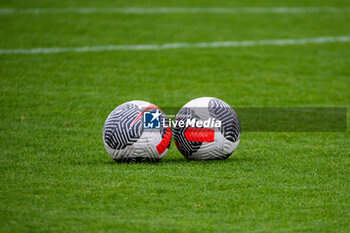 2024-02-14 - The official ball ahead of the Women's French Cup, Quarter-final football match between FC Fleury 91 and Losc Lille on February 14, 2024 at Robert Bobin stadium in Bondoufle, France - FOOTBALL - WOMEN'S FRENCH CUP - FLEURY V LILLE - FRENCH WOMEN DIVISION 1 - SOCCER