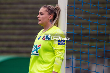 2024-02-14 - Manon Heil of FC Fleury 91 reacts during the Women's French Cup, Quarter-final football match between FC Fleury 91 and Losc Lille on February 14, 2024 at Robert Bobin stadium in Bondoufle, France - FOOTBALL - WOMEN'S FRENCH CUP - FLEURY V LILLE - FRENCH WOMEN DIVISION 1 - SOCCER