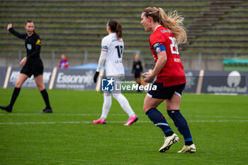2024-02-14 - Amandine Henry of LOSC Lille celebrates after scoring during the Women's French Cup, Quarter-final football match between FC Fleury 91 and Losc Lille on February 14, 2024 at Robert Bobin stadium in Bondoufle, France - FOOTBALL - WOMEN'S FRENCH CUP - FLEURY V LILLE - FRENCH WOMEN DIVISION 1 - SOCCER
