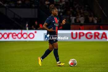 2024-05-11 - Sandy Baltimore of Paris Saint Germain controls the ball during the Women's French championship, D1 Arkema, Play-offs Semi-final football match between Paris Saint-Germain and Paris FC on May 11, 2024 at Parc des Princes stadium in Paris, France - FOOTBALL - WOMEN'S FRENCH CHAMP - PARIS SG V PARIS FC - FRENCH WOMEN DIVISION 1 - SOCCER