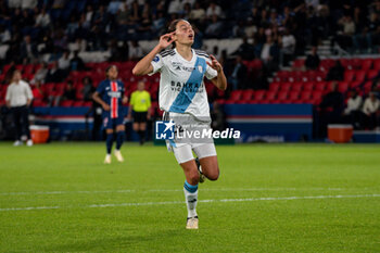 2024-05-11 - Kessya Bussy of Paris FC reacts during the Women's French championship, D1 Arkema, Play-offs Semi-final football match between Paris Saint-Germain and Paris FC on May 11, 2024 at Parc des Princes stadium in Paris, France - FOOTBALL - WOMEN'S FRENCH CHAMP - PARIS SG V PARIS FC - FRENCH WOMEN DIVISION 1 - SOCCER