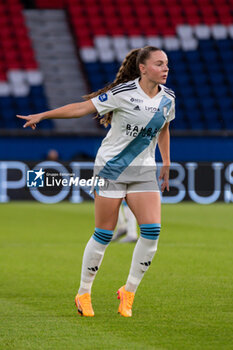 2024-05-11 - Lou Bogaert of Paris FC during the Women's French championship, D1 Arkema, Play-offs Semi-final football match between Paris Saint-Germain and Paris FC on May 11, 2024 at Parc des Princes stadium in Paris, France - FOOTBALL - WOMEN'S FRENCH CHAMP - PARIS SG V PARIS FC - FRENCH WOMEN DIVISION 1 - SOCCER