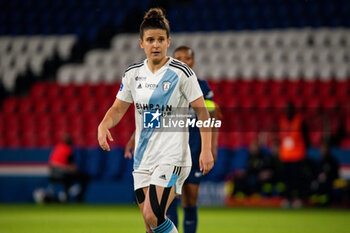 2024-05-11 - Mathilde Bourdieu of Paris FC during the Women's French championship, D1 Arkema, Play-offs Semi-final football match between Paris Saint-Germain and Paris FC on May 11, 2024 at Parc des Princes stadium in Paris, France - FOOTBALL - WOMEN'S FRENCH CHAMP - PARIS SG V PARIS FC - FRENCH WOMEN DIVISION 1 - SOCCER