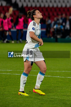 2024-05-11 - Mathilde Bourdieu of Paris FC missed her penalty during the Women's French championship, D1 Arkema, Play-offs Semi-final football match between Paris Saint-Germain and Paris FC on May 11, 2024 at Parc des Princes stadium in Paris, France - FOOTBALL - WOMEN'S FRENCH CHAMP - PARIS SG V PARIS FC - FRENCH WOMEN DIVISION 1 - SOCCER