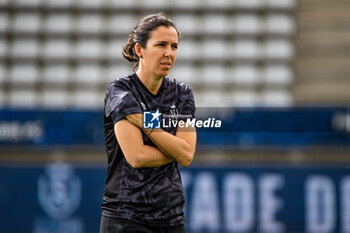 2024-05-17 - Amandine Miquel head coach of Stade de Reims ahead of the Women's French championship, Play-offs, 3rd place football match between Paris FC and Stade de Reims on May 17, 2024 at Sébastien Charléty stadium in Paris, France - FOOTBALL - WOMEN'S FRENCH CHAMP - 3RD PLACE - PARIS FC V REIMS - FRENCH WOMEN DIVISION 1 - SOCCER