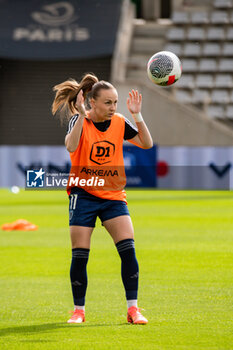 2024-05-17 - Julie Dufour of Paris FC warms up ahead of the Women's French championship, Play-offs, 3rd place football match between Paris FC and Stade de Reims on May 17, 2024 at Sébastien Charléty stadium in Paris, France - FOOTBALL - WOMEN'S FRENCH CHAMP - 3RD PLACE - PARIS FC V REIMS - FRENCH WOMEN DIVISION 1 - SOCCER