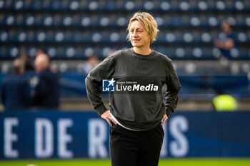 2024-05-17 - Sandrine Soubeyrand head coach of Paris FC ahead of the Women's French championship, Play-offs, 3rd place football match between Paris FC and Stade de Reims on May 17, 2024 at Sébastien Charléty stadium in Paris, France - FOOTBALL - WOMEN'S FRENCH CHAMP - 3RD PLACE - PARIS FC V REIMS - FRENCH WOMEN DIVISION 1 - SOCCER