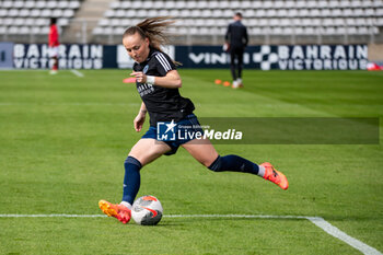 2024-05-17 - Julie Dufour of Paris FC warms up ahead of the Women's French championship, Play-offs, 3rd place football match between Paris FC and Stade de Reims on May 17, 2024 at Sébastien Charléty stadium in Paris, France - FOOTBALL - WOMEN'S FRENCH CHAMP - 3RD PLACE - PARIS FC V REIMS - FRENCH WOMEN DIVISION 1 - SOCCER