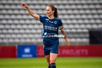 2024-05-17 - Gaetane Thiney of Paris FC reacts during the Women's French championship, Play-offs, 3rd place football match between Paris FC and Stade de Reims on May 17, 2024 at Sébastien Charléty stadium in Paris, France - FOOTBALL - WOMEN'S FRENCH CHAMP - 3RD PLACE - PARIS FC V REIMS - FRENCH WOMEN DIVISION 1 - SOCCER