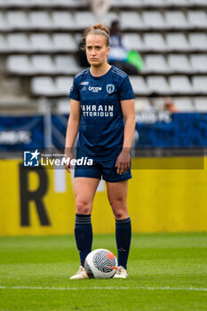 2024-05-17 - Thea Greboval of Paris FC controls the ball during the Women's French championship, Play-offs, 3rd place football match between Paris FC and Stade de Reims on May 17, 2024 at Sébastien Charléty stadium in Paris, France - FOOTBALL - WOMEN'S FRENCH CHAMP - 3RD PLACE - PARIS FC V REIMS - FRENCH WOMEN DIVISION 1 - SOCCER