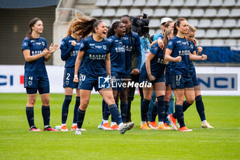 2024-05-17 - Louna Ribadeira of Paris FC celebrates the goal during the penalty session during the Women's French championship, Play-offs, 3rd place football match between Paris FC and Stade de Reims on May 17, 2024 at Sébastien Charléty stadium in Paris, France - FOOTBALL - WOMEN'S FRENCH CHAMP - 3RD PLACE - PARIS FC V REIMS - FRENCH WOMEN DIVISION 1 - SOCCER