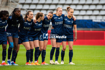 2024-05-17 - Julie Soyer of Paris FC with teammates during the Women's French championship, Play-offs, 3rd place football match between Paris FC and Stade de Reims on May 17, 2024 at Sébastien Charléty stadium in Paris, France - FOOTBALL - WOMEN'S FRENCH CHAMP - 3RD PLACE - PARIS FC V REIMS - FRENCH WOMEN DIVISION 1 - SOCCER