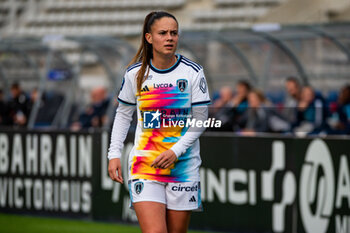 2024-10-12 - Maelle Garbino of Paris FC during the French championship, Arkema Premier Ligue football match between Paris FC and Stade de Reims on 12 October 2024 at Sebastien Charlety stadium in Paris, France - FOOTBALL - WOMEN'S FRENCH CHAMP - PARIS FC V REIMS - FRENCH WOMEN DIVISION 1 - SOCCER