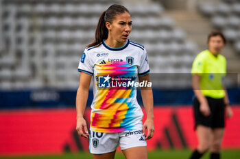 2024-10-12 - Clara Mateo of Paris FC during the French championship, Arkema Premier Ligue football match between Paris FC and Stade de Reims on 12 October 2024 at Sebastien Charlety stadium in Paris, France - FOOTBALL - WOMEN'S FRENCH CHAMP - PARIS FC V REIMS - FRENCH WOMEN DIVISION 1 - SOCCER