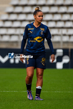 2024-10-12 - Melissa Gomes of Stade de Reims during the French championship, Arkema Premier Ligue football match between Paris FC and Stade de Reims on 12 October 2024 at Sebastien Charlety stadium in Paris, France - FOOTBALL - WOMEN'S FRENCH CHAMP - PARIS FC V REIMS - FRENCH WOMEN DIVISION 1 - SOCCER