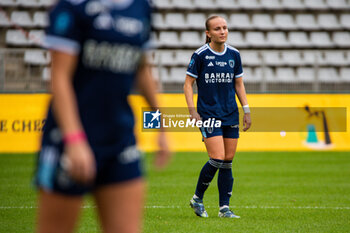 2024-10-20 - Julie Dufour of Paris FC during the Women's French championship, Arkema Premier Ligue football match between Paris FC and Olympique Lyonnais on 20 October 2024 at Sebastien Charlety stadium in Paris, France - FOOTBALL - WOMEN'S FRENCH CHAMP - PARIS FC V LYON - FRENCH WOMEN DIVISION 1 - SOCCER