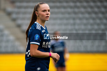 2024-10-20 - Lou Bogaert of Paris FC during the Women's French championship, Arkema Premier Ligue football match between Paris FC and Olympique Lyonnais on 20 October 2024 at Sebastien Charlety stadium in Paris, France - FOOTBALL - WOMEN'S FRENCH CHAMP - PARIS FC V LYON - FRENCH WOMEN DIVISION 1 - SOCCER