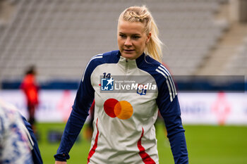 2024-10-20 - Ada Hegerberg of Olympique Lyonnais warms up ahead of the Women's French championship, Arkema Premier Ligue football match between Paris FC and Olympique Lyonnais on 20 October 2024 at Sebastien Charlety stadium in Paris, France - FOOTBALL - WOMEN'S FRENCH CHAMP - PARIS FC V LYON - FRENCH WOMEN DIVISION 1 - SOCCER