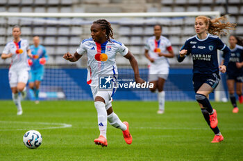 2024-10-20 - Melchie Dumornay of Olympique Lyonnais controls the ball during the Women's French championship, Arkema Premier Ligue football match between Paris FC and Olympique Lyonnais on 20 October 2024 at Sebastien Charlety stadium in Paris, France - FOOTBALL - WOMEN'S FRENCH CHAMP - PARIS FC V LYON - FRENCH WOMEN DIVISION 1 - SOCCER