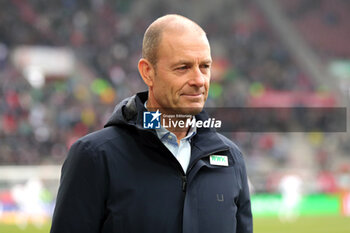 2024-01-13 - Coach Jess Thorup of Augsburg during the German championship Bundesliga football match between FC Augsburg and Bayer 04 Leverkusen on January 13, 2024 at WWK Arena in Augsburg, Germany - FOOTBALL - GERMAN CHAMP - AUGSBURG V LEVERKUSEN - GERMAN BUNDESLIGA - SOCCER