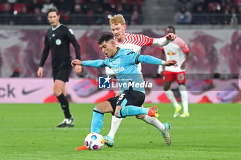 2024-01-20 - Exequiel Palacios of Leverkusen and Nicolas Seiwald of Leipzig during the German championship Bundesliga football match between RB Leipzig and Bayer 04 Leverkusen on January 20, 2024 at Red Bull Arena in Leipzig, Germany - FOOTBALL - GERMAN CHAMP - LEIPZIG V LEVERKUSEN - GERMAN BUNDESLIGA - SOCCER