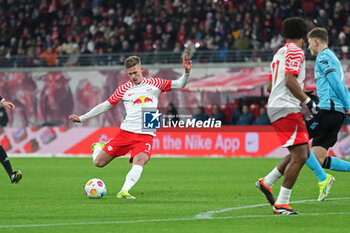 2024-01-20 - Dani Olmo of Leipzig during the German championship Bundesliga football match between RB Leipzig and Bayer 04 Leverkusen on January 20, 2024 at Red Bull Arena in Leipzig, Germany - FOOTBALL - GERMAN CHAMP - LEIPZIG V LEVERKUSEN - GERMAN BUNDESLIGA - SOCCER