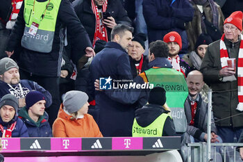 2024-01-24 - Red card to Nenad Bjelica, coach of Union Berlin during the German championship Bundesliga football match between Bayern Munich and Union Berlin on January 24, 2024 at Allianz Arena in Munich, Germany - FOOTBALL - GERMAN CHAMP - BAYERN MUNICH V UNION BERLIN - GERMAN BUNDESLIGA - SOCCER