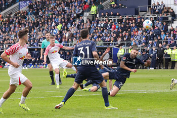 2024-03-02 - Dani Olmo of Leipzig scores a goal 1-1 during the German championship Bundesliga football match between VfL Bochum and RB Leipzig on March 2, 2024 at Vonovia Ruhrstadion in Bochum, Germany - FOOTBALL - GERMAN CHAMP - BOCHUM V RB LEIPZIG - GERMAN BUNDESLIGA - SOCCER