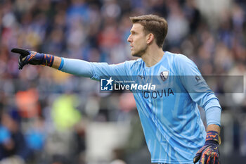 2024-03-02 - Andreas Luthe of Bochum during the German championship Bundesliga football match between VfL Bochum and RB Leipzig on March 2, 2024 at Vonovia Ruhrstadion in Bochum, Germany - FOOTBALL - GERMAN CHAMP - BOCHUM V RB LEIPZIG - GERMAN BUNDESLIGA - SOCCER