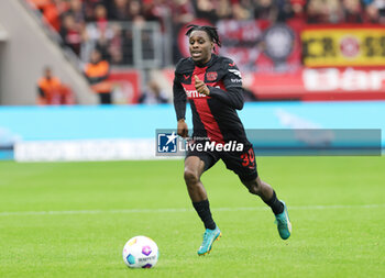 2024-03-30 - Jeremie Frimpong of Leverkusen during the German championship Bundesliga football match between Bayer 04 Leverkusen and TSG Hoffenheim on March 30, 2024 at BayArena in Leverkusen, Germany - FOOTBALL - GERMAN CHAMP - LEVERKUSEN V HOFFENHEIM - GERMAN BUNDESLIGA - SOCCER