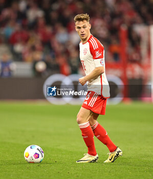 2024-03-30 - Joshua Kimmich of Bayern Munich during the German championship Bundesliga football match between Bayern Munich and Borussia Dortmund on March 30, 2024 at Allianz Arena in Munich, Germany - FOOTBALL - GERMAN CHAMP - BAYERN MUNICH V DORTMUND - GERMAN BUNDESLIGA - SOCCER