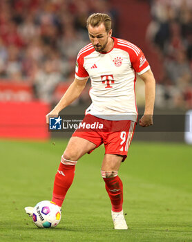 2024-03-30 - Harry Kane of Bayern Munich during the German championship Bundesliga football match between Bayern Munich and Borussia Dortmund on March 30, 2024 at Allianz Arena in Munich, Germany - FOOTBALL - GERMAN CHAMP - BAYERN MUNICH V DORTMUND - GERMAN BUNDESLIGA - SOCCER