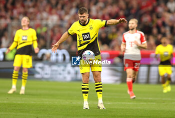 2024-03-30 - Niclas Füllkrug of Borussia Dortmund during the German championship Bundesliga football match between Bayern Munich and Borussia Dortmund on March 30, 2024 at Allianz Arena in Munich, Germany - FOOTBALL - GERMAN CHAMP - BAYERN MUNICH V DORTMUND - GERMAN BUNDESLIGA - SOCCER