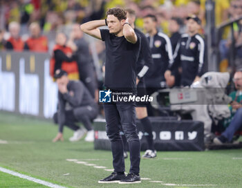 2024-04-06 - Coach of Borussia Dortmund Edin Terzic during the German championship Bundesliga football match between Borussia Dortmund and VfB Stuttgart on April 6, 2024 at Signal Iduna Park in Dortmund , Germany - FOOTBALL - GERMAN CHAMP - DORTMUND V STUTTGART - GERMAN BUNDESLIGA - SOCCER