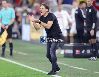 2024-04-06 - Coach of Borussia Dortmund Edin Terzic during the German championship Bundesliga football match between Borussia Dortmund and VfB Stuttgart on April 6, 2024 at Signal Iduna Park in Dortmund , Germany - FOOTBALL - GERMAN CHAMP - DORTMUND V STUTTGART - GERMAN BUNDESLIGA - SOCCER