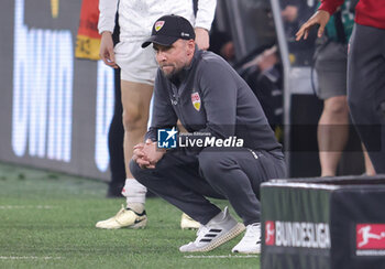 2024-04-06 - Coach of Stuttgart Sebastian Hoeness during the German championship Bundesliga football match between Borussia Dortmund and VfB Stuttgart on April 6, 2024 at Signal Iduna Park in Dortmund , Germany - FOOTBALL - GERMAN CHAMP - DORTMUND V STUTTGART - GERMAN BUNDESLIGA - SOCCER